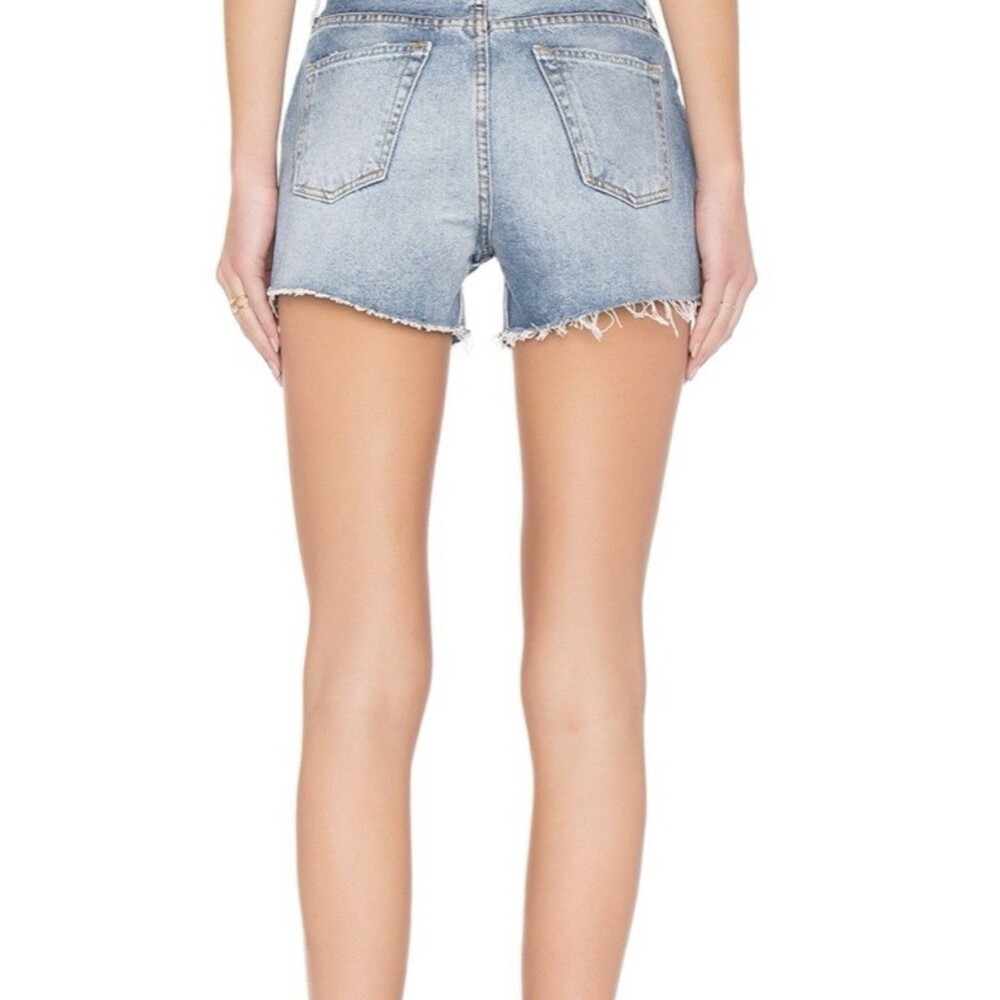 GRLFRND NWT Helena Denim Jean Shorts size 24 Color: Haggard